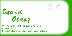 david olasz business card